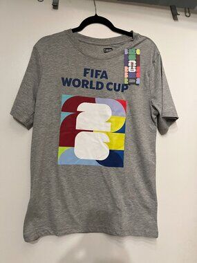 Gray T-shirt FIFA Official Licensed Gray T Shirt  Size M (NWT)
